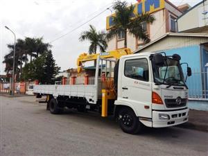 Xe tải găn cẩu HINO FC gắn cẩu 5 tấn, 3 tấn Unic, Soosan